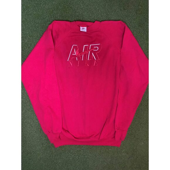 90s Nike Air - Vintage Nike Crewneck Sweatshirt (Large) - Picture 1 of 1